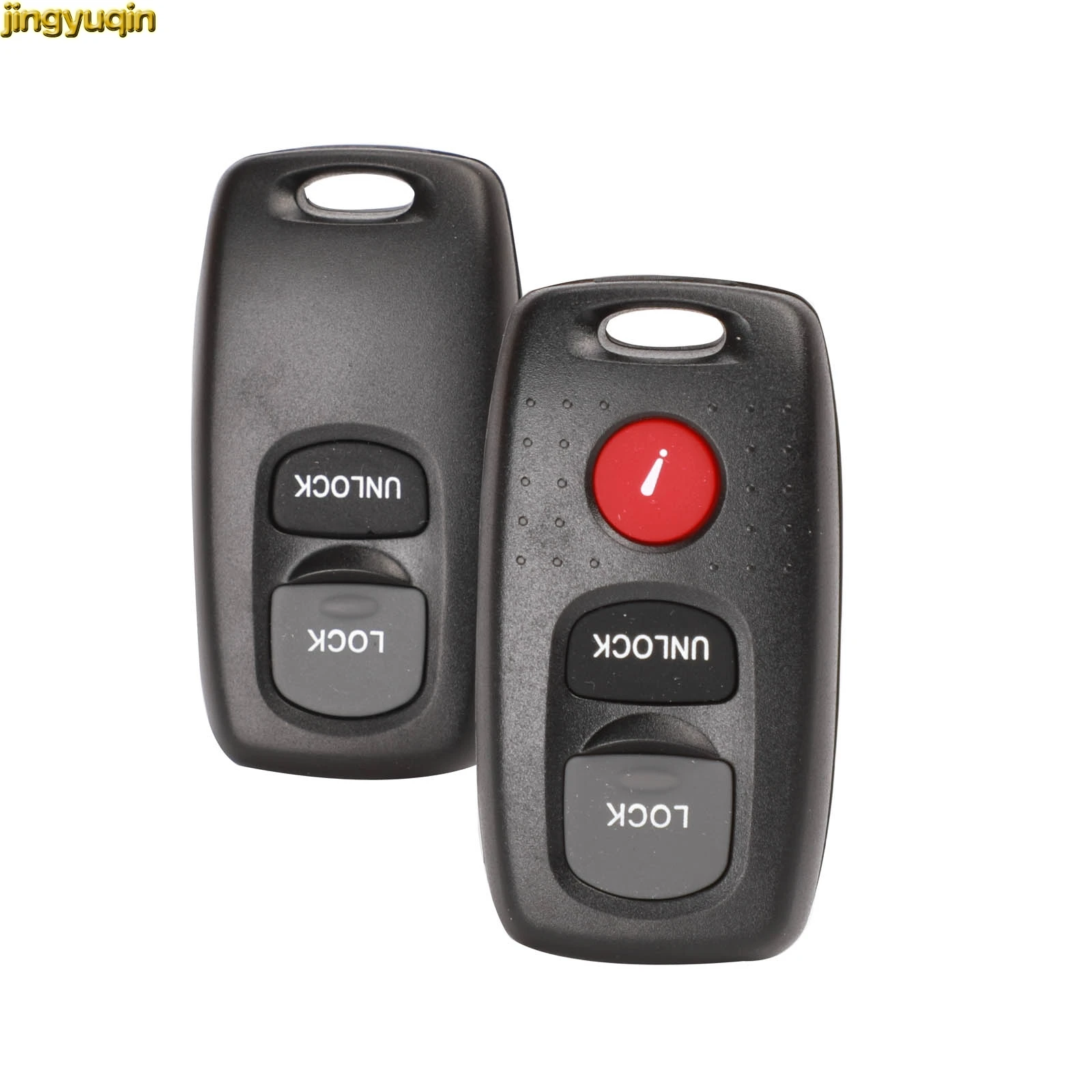 

Jingyuqin New Flip Remote Key Shell Replacement for Mazda 2 3 6 323 626 Car Key Case Cover Blank Keyless Entry Fob 2/3 Buttons