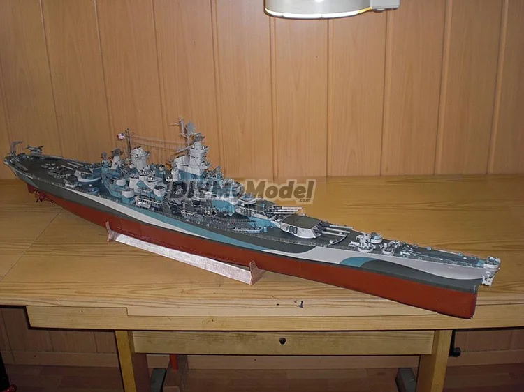 DIYMyModeI-rompecabezas de Battleship missui, 1:200, bricolaje, artesanal, modelo de papel, juguete hecho a mano, regalo, utillaje de pel&iacute;cula-2