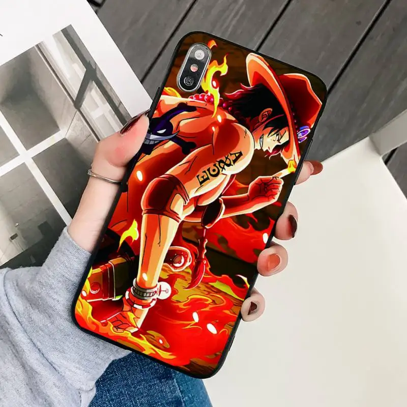

Japan Anime Cartoon Luffy Zoro Coque Phone Case Black Cover For IphoneX XS 11 12 11/12Pro Max 5 5s SE 6 6s 7 8 Plus SE2020 Cases