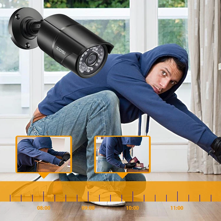 ZOSI Full HD 1080P 16 CH CCTV камера системы безопасности на открытом воздухе/в помещении с 16 шт. камера видеонаблюдения DVR комплект