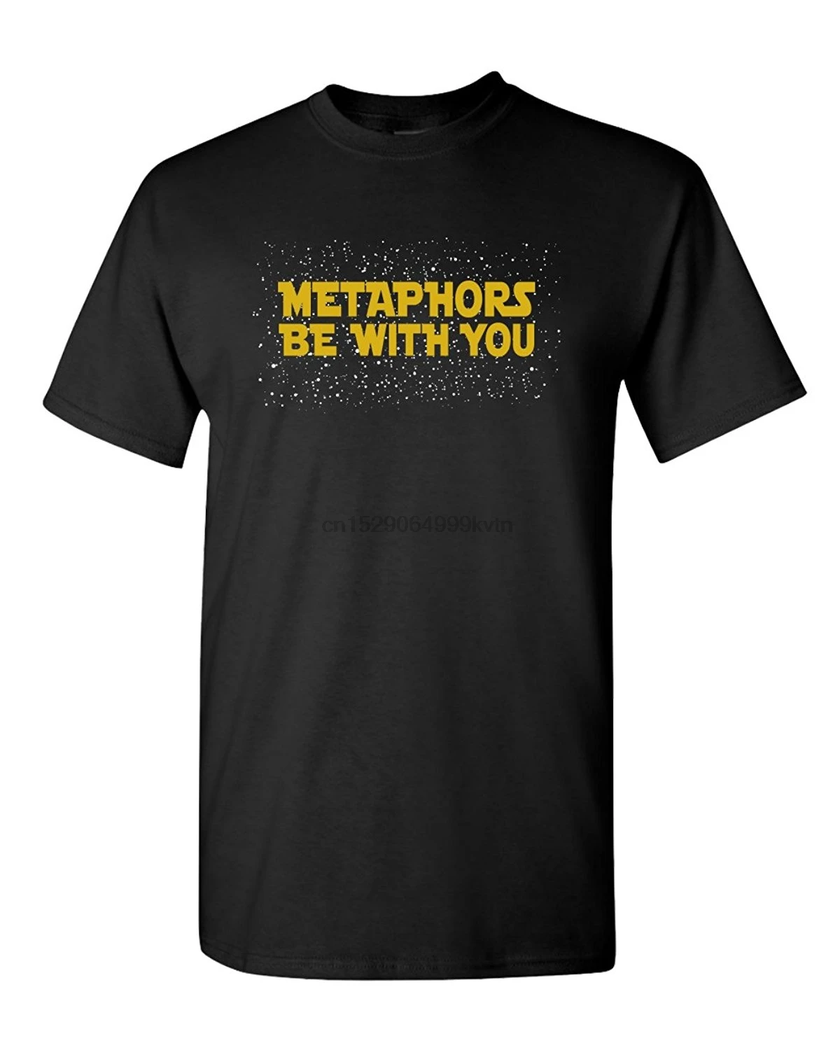 Мужская футболка с надписью metapoff Be With You May The Force Star Space |