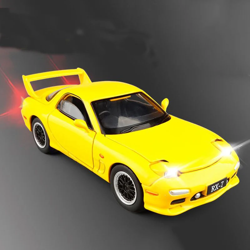 1:32 RX7 Diecasts автомобили сплав супер модель автомобиля 4 двери уникальный спортивный