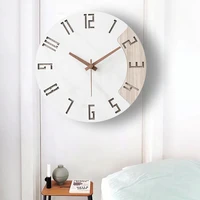 wall clock modern design home fashion nordic style wall clock silent circular watches living room bedroom simple ornaments