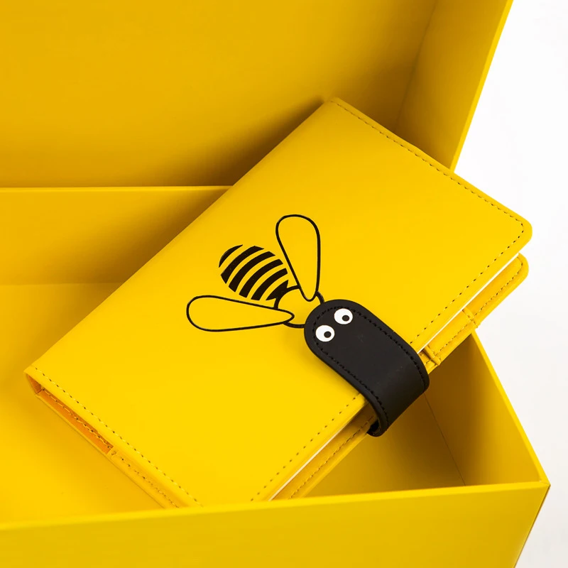 Kawaii Bee A6 Блокнот сетка пустая горизонтальная линия бумажная программа годовой