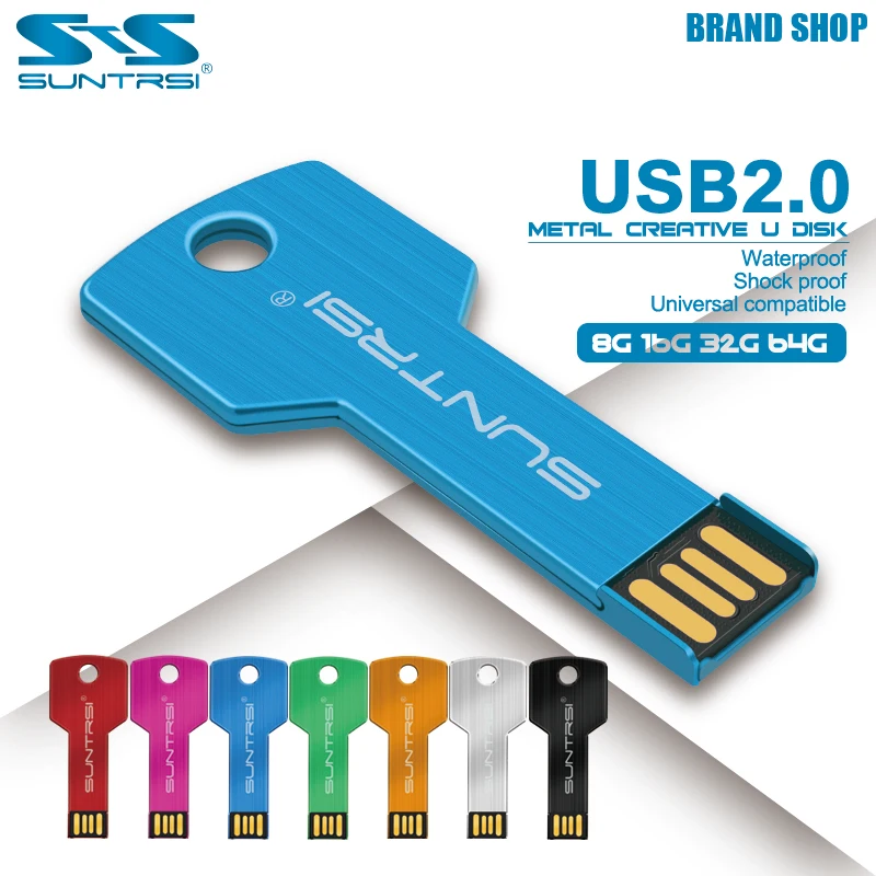 Suntrsi USB флэш накопитель 8 Гб 16 32 ГБ 64 128 г флеш водонепроницаемый usb накопите