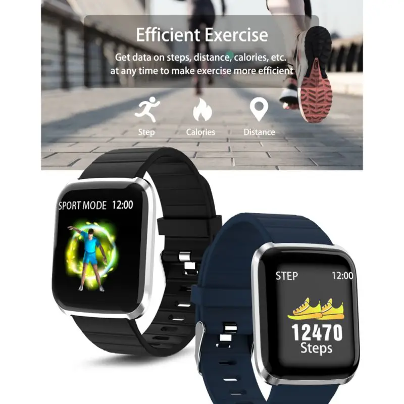 Умные часы с Bluetooth экран 1 3 дюйма TFT 150 мА монитор сна шагомер будильник наручные