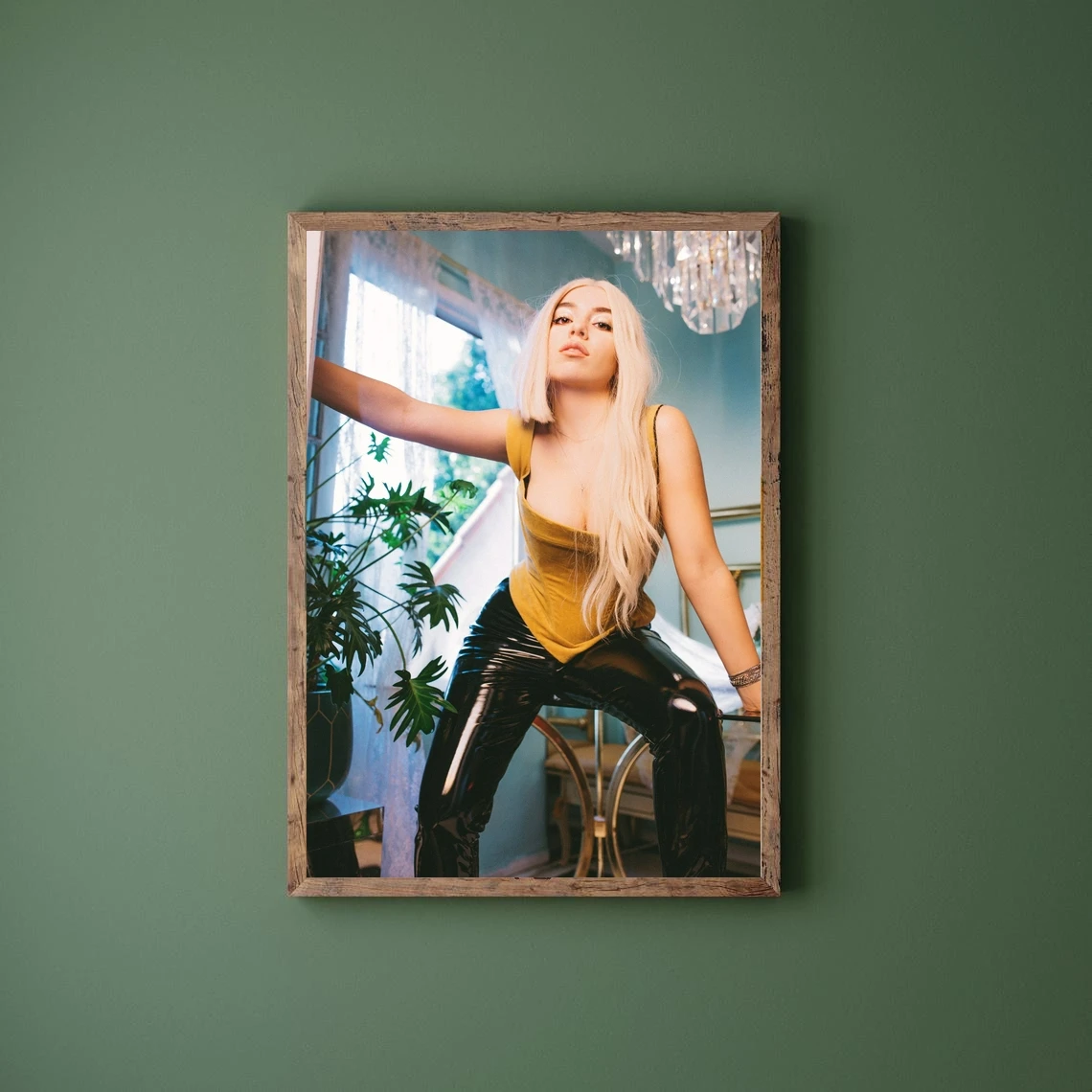 

Ava Max Singer Music Album Canvas Poster Art Hip Hop Rapper Pop Music Star Home Wall Painting Decoration (No Frame)
