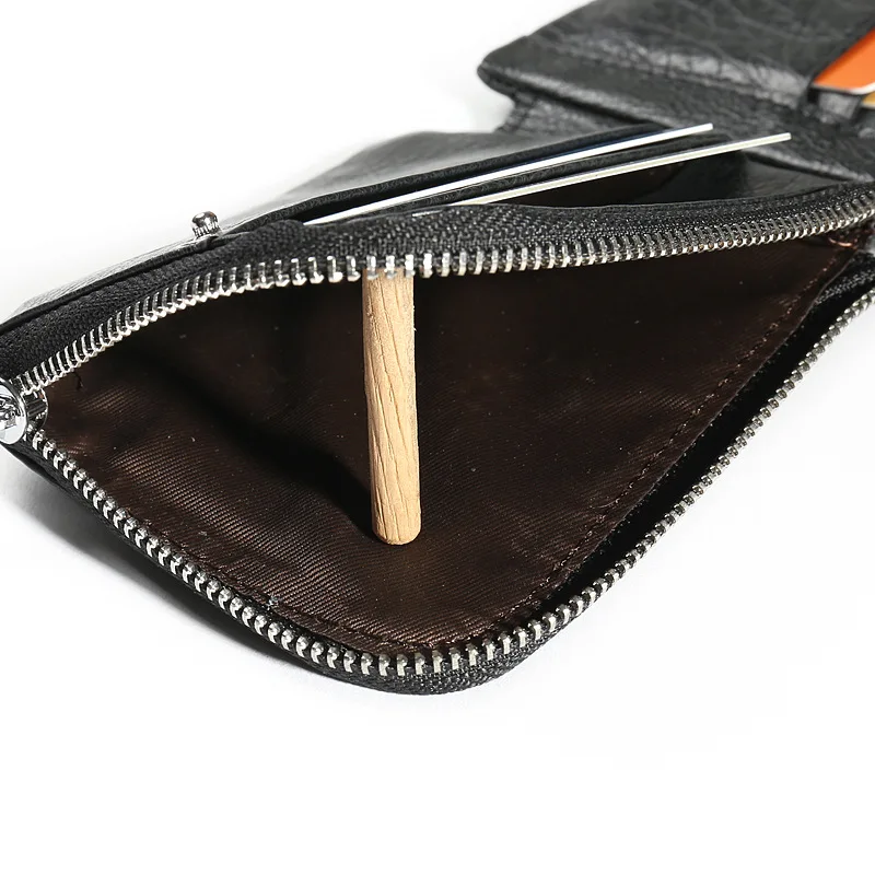 GUBINTU мужской кожаный многофункциональный кошелек тройной креативный для