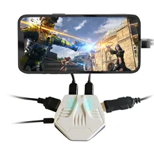 HandJoy K6 Mobile Controller Gaming Keyboard Mouse Converter PUBG Mobile Controller Gamepad for Android IOS Adapter handjoy k6