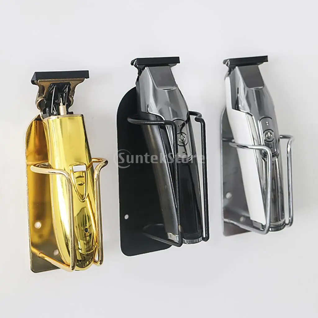 

Barber Accessories Stainless Steel Frosted Clipper Holder Professional Salon Hairdressing Barber Display Rack