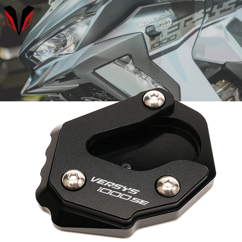 

For Kawasaki VERSYS1000 SE Versys 1000 SE 2019 2020 2021 Motorcycle CNC Foot Side Stand Extension Pad Kickstand Plate