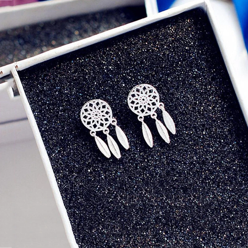 MEETSOFT посеребренные предотвращающие аллергию модные серьги-капли для женщин