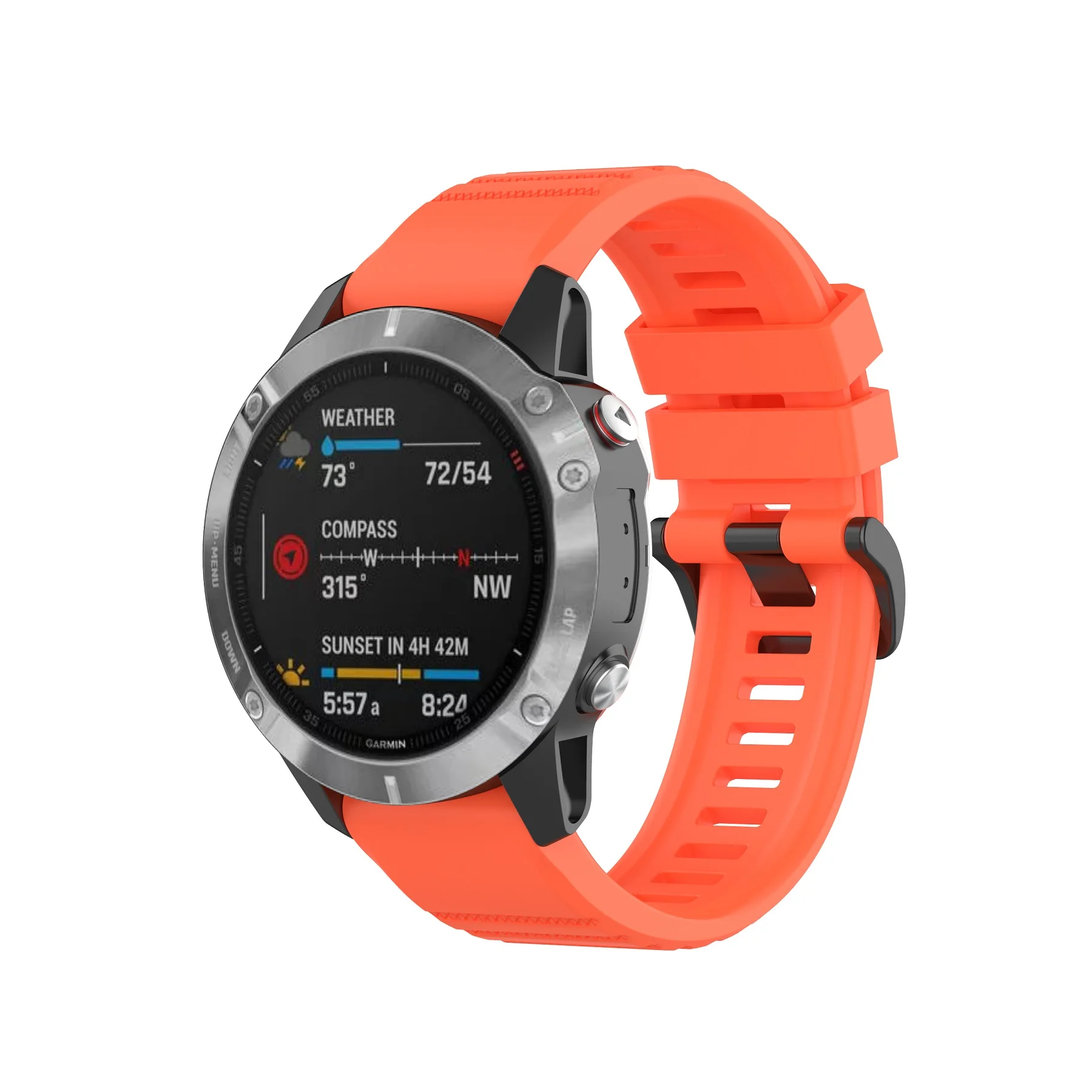 Ремешок для смарт часов Garmin fenix 6 /6 Pro силиконовый ремешок Fenix 5/5 Plus Forerunner 935 945 Quatix 5