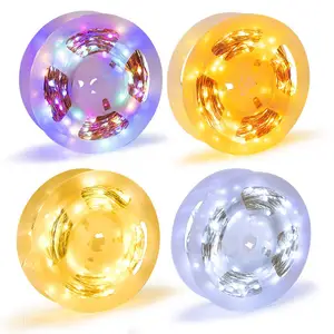 Медный провод для светодиодного уличного гирлянды светильник возможностью погружения на глубину до 30 м 50 м 100 напольный Рождество сказочных светильник s украшения Рождественский Звездный светильник + адаптер