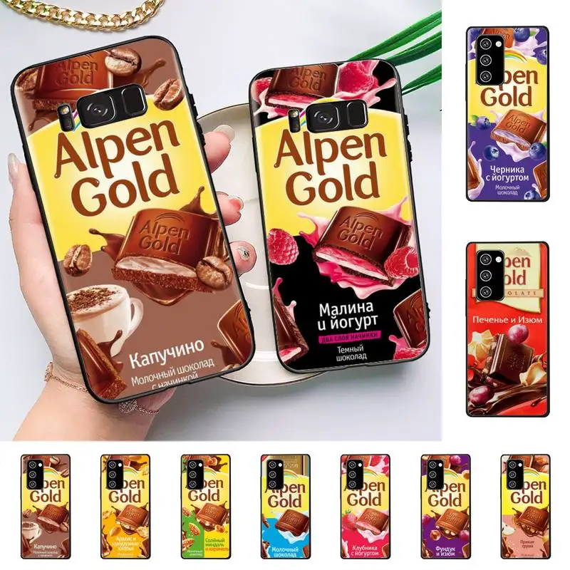 

Alpen Gold chocolate Phone Case for Samsung Note 5 7 8 9 10 20 pro plus lite ultra A21 12 72