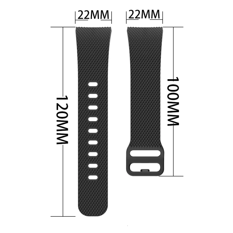 Ремешок для Samsung Gear Fit2 Pro SM-R360/R365 силиконовый сменный Браслет фитнеса ремешок