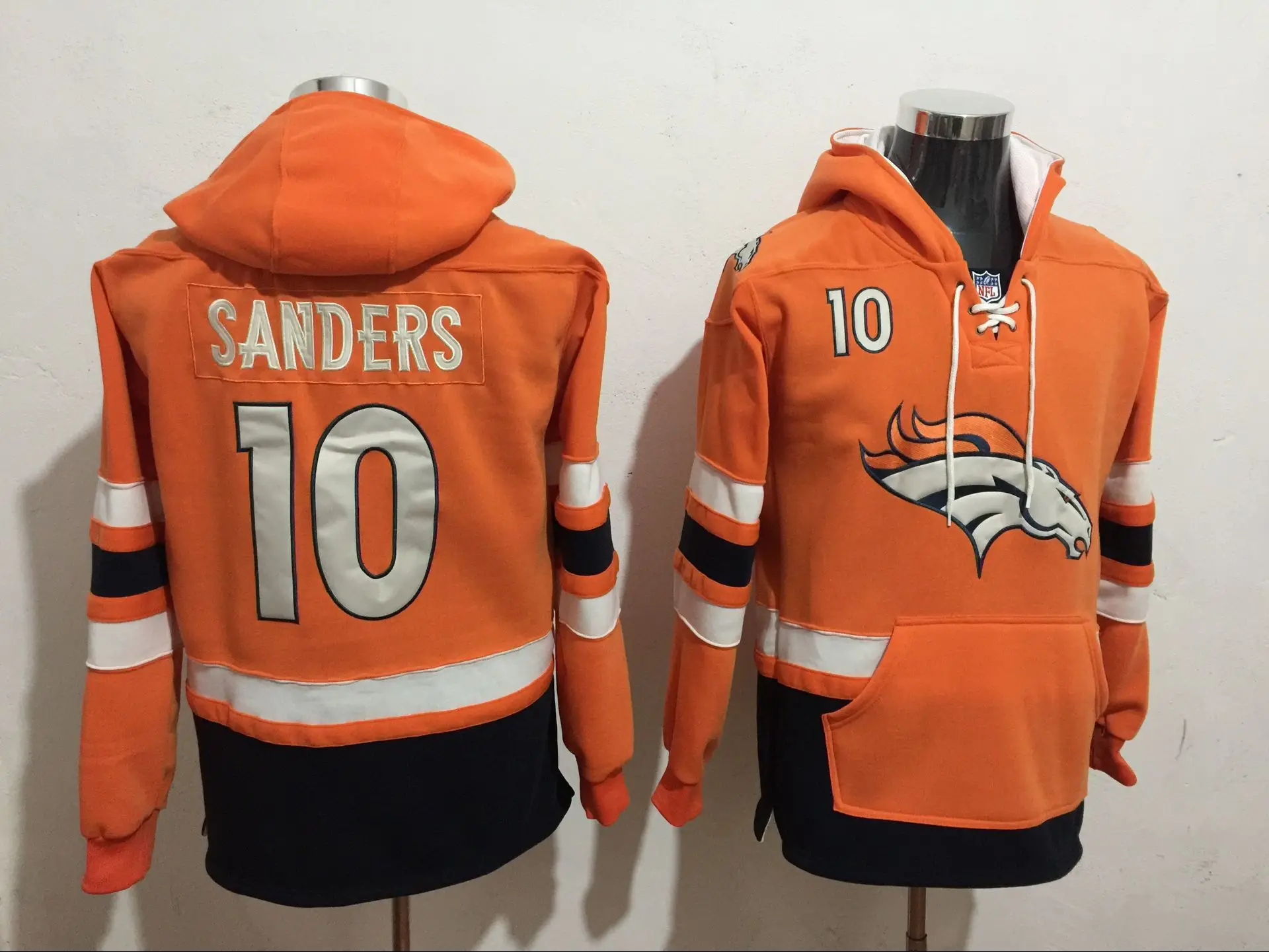 

Denver American football Sweatshirt Broncos 58 Von Miller 7 John Elway 18 Manning hoodie