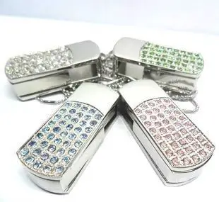 Лидер продаж Ювелирные изделия с алмазами модная подарок розовый USB флэш