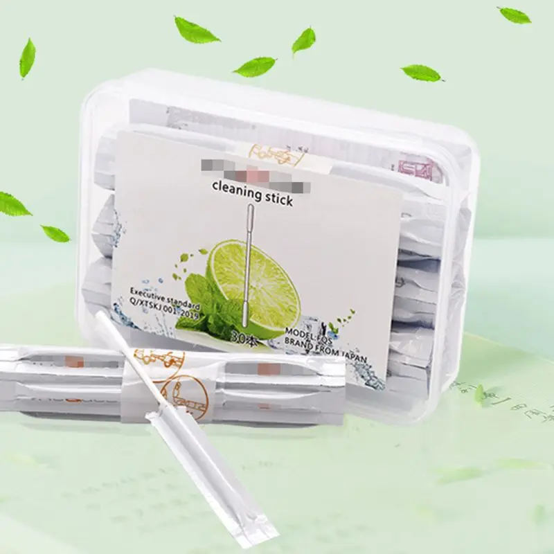 30 шт./кор. чистящее средство двойной головкой ватные тампоны для IQOS 2 4 плюс экрана