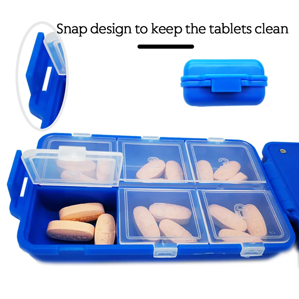 Коробка для напоминаний о таблетках с питанием от батарейки ЖК-дисплей цифровой