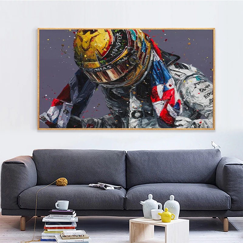 

Abstract Valentino Rossies Prints Poster Motorcycle Canvas Painting Cuadros Wall Art Picture for Living Room Home Decoration