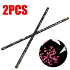 Восковая ручка для нейл-арта, 2 шт., Стразы для ногтей, набор карандашей с кристаллами для красоты, инструменты для нейл-арта