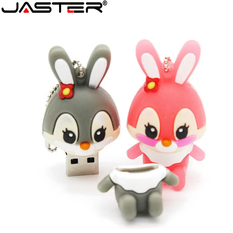 JASTER Lovely кролик карту флэш памяти с интерфейсом usb 8 Гб оперативной 16 встроенной 32 64