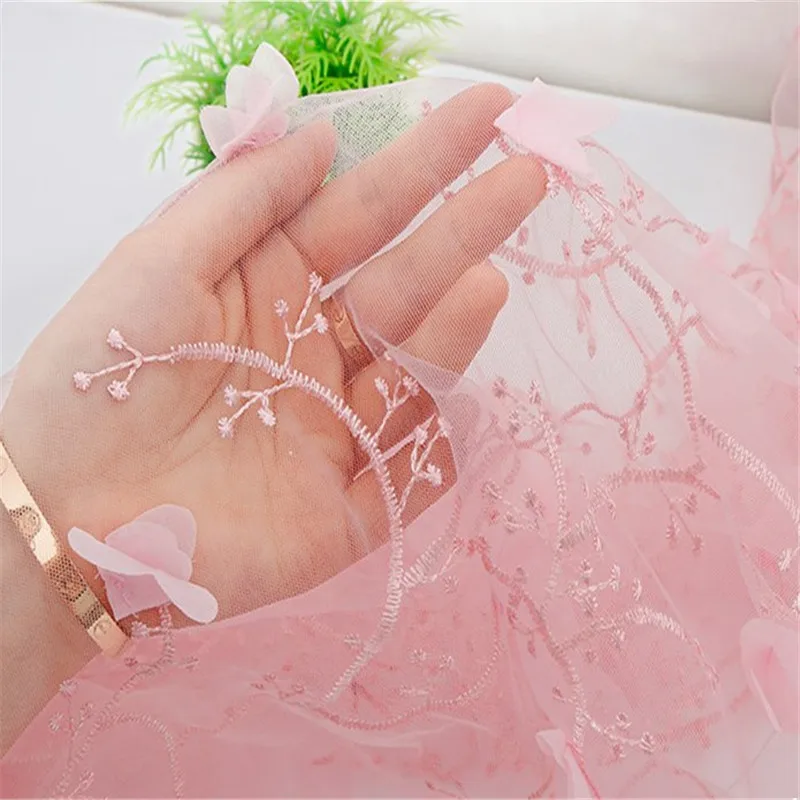 Кружевная сетчатая ткань с вышивкой 3 D украшение для свадебной вечеринки сделай