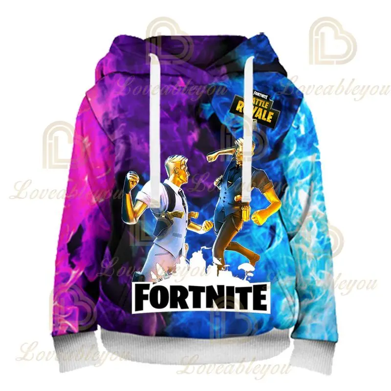 Куртка Fortnite унисекс мультяшный рисунок Победы для мальчиков и девочек топы