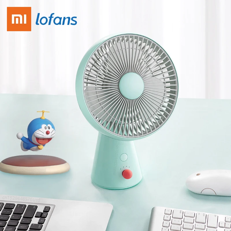 

NEW Xiaomi Lofans Fan Desktop Circulating Fan USB Charge Desktop Ventilador Aromatherapy Machine Electric Fan For Office Bedroom