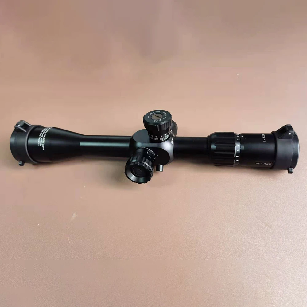 

Tactical 4-16X42 FFP Riflescope Mil Dot Reticle Optical Sight Hunting Rifle Scope