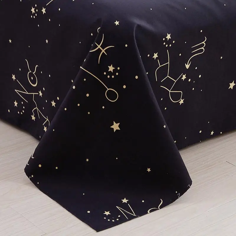 

Milky Way Constellation Bedding Set Home Textile Twin King Queen Size Bed Set Bedclothes with Bed Sheet Comforter set PillowCase
