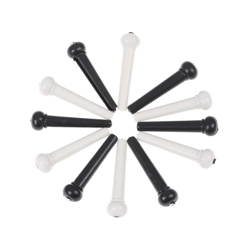 

12Pcs/Set Classical Style Acoustic Guitar Bridge Pin Musical Stringed Instruments Guitar Parts Accessories