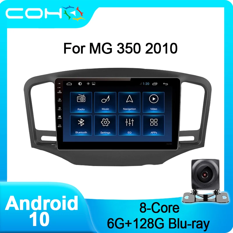 Автомобильный мультимедийный плеер COHO для Mg 350 2010 GPS навигация Carplay Android 10