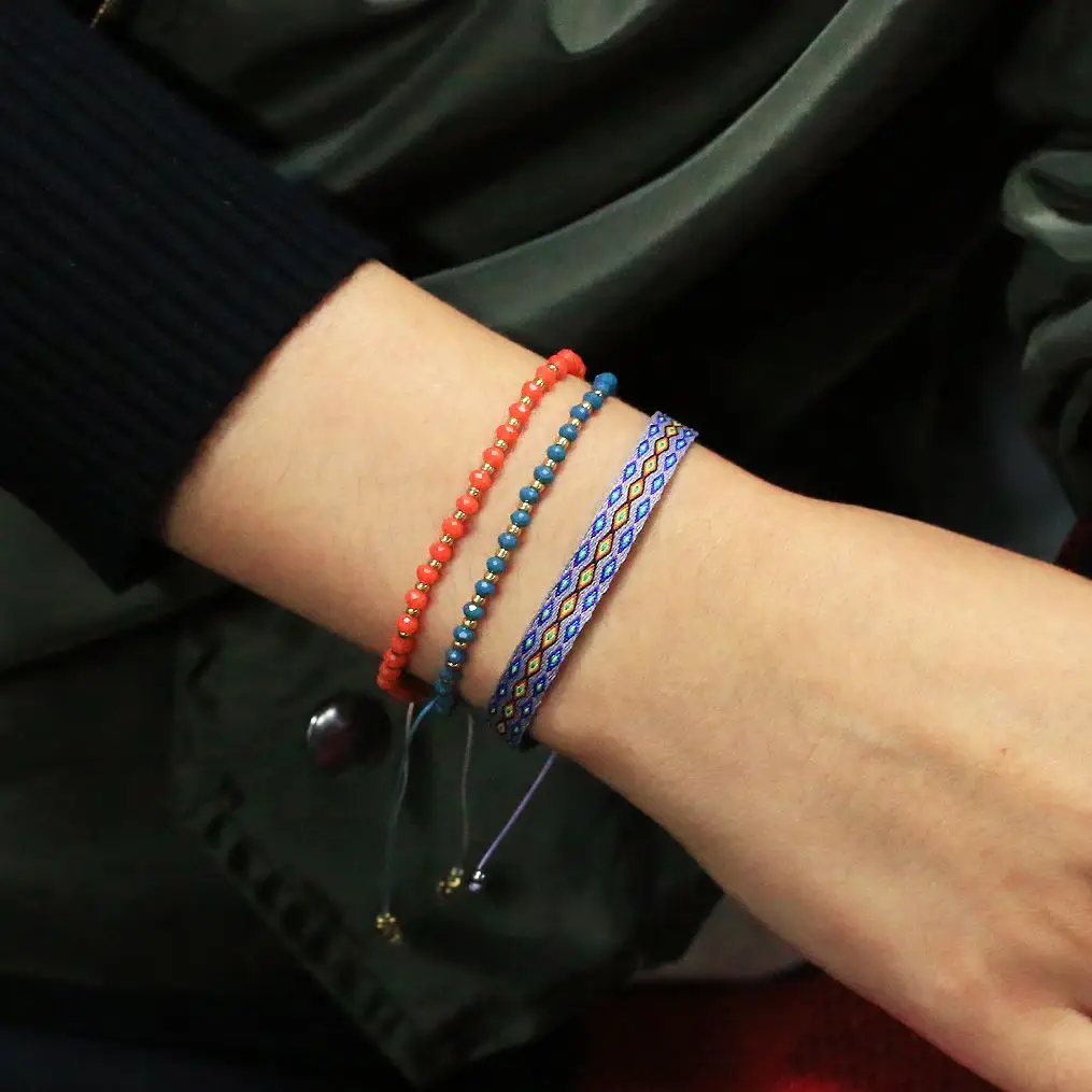 

C.QUAN CHI New Crystal Stone Beads Bracelet for Women Fashion Handmade Beaded Bracelets Chic Women Friendship Jewelry