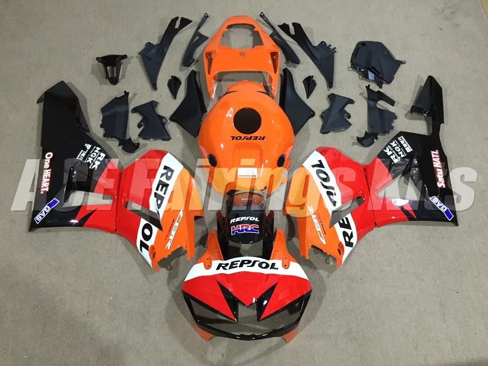 Инъекция Новый ABS полный обтекатель комплект 100% подходит для Honda CBR600RR 13 14 15 16 17 F5 2013