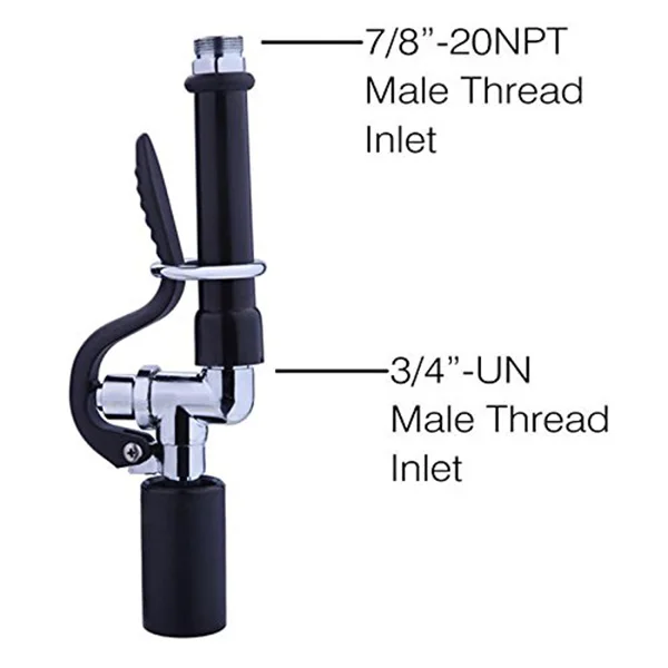 Предварительно промывочный опрыскиватель коммерческий кран вытяжной кухонный