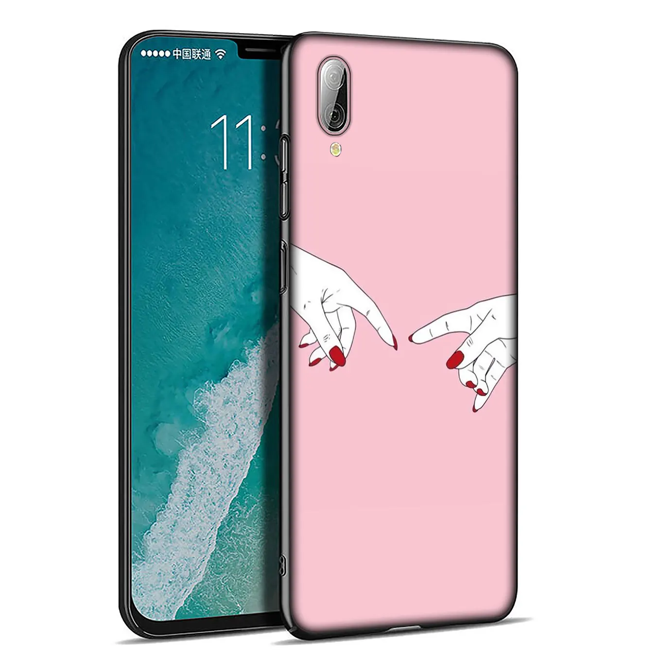 IYICAO Best Friend Pink Hands Soft Silicone Phone Case for Xiaomi Redmi Note 8 8T 8A 7 7A 6 6A 5 5A K30 K20 Pro GO S2 Cover |