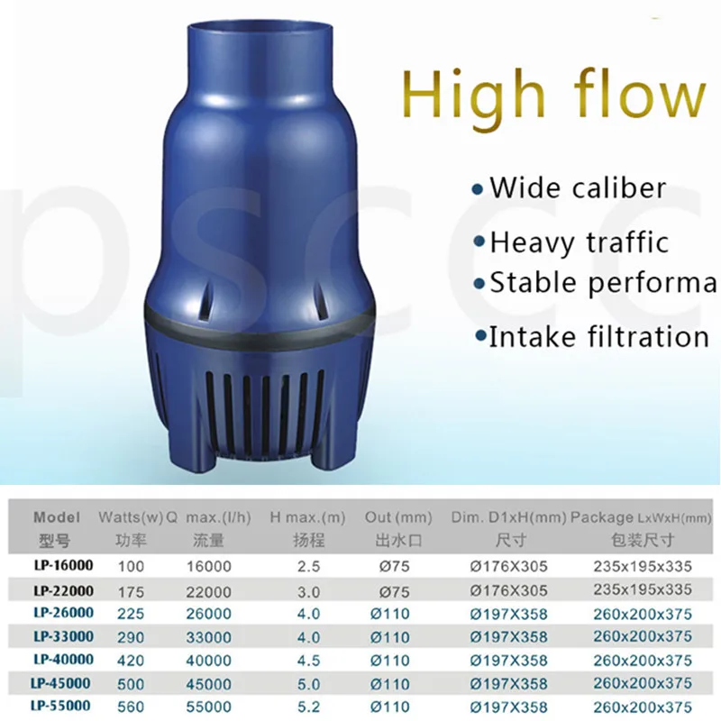 Jebao насос пруда LP16000 LP22000 LP35000 LP40000 LP45000 LP55000 водяной насос. LP 16000 22000 35000 40000 45000 55000|jebao