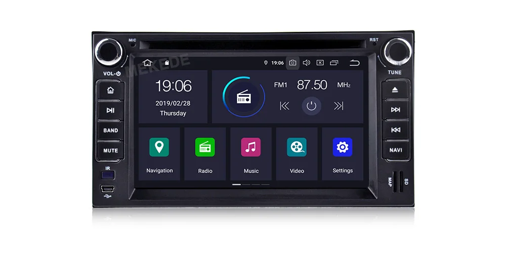 Автомобильный мультимедийный плеер Android 9,0 gps 2 Din для KIA SORENTO SPORTAGE SPECTRA SEDONA STAR CARNIVAL CERATO CARENS с BT WiFi gps