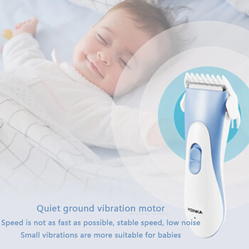 KONKA USB baby electric hair trimmer IPX7 Waterproof R-angle ceramic clipper 600mAh battery Silent earthquake motor | Бытовая техника