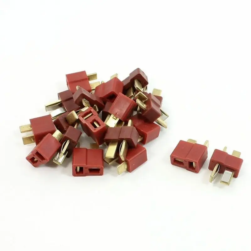 

10 pairs of Deans non-slip T-plug male + female RC ESC battery ET