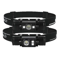 boruit xm l2 xpe led headlamp 7 mode powerful waterproof headlight type c rechargeable 18650 head torch for camping hunting