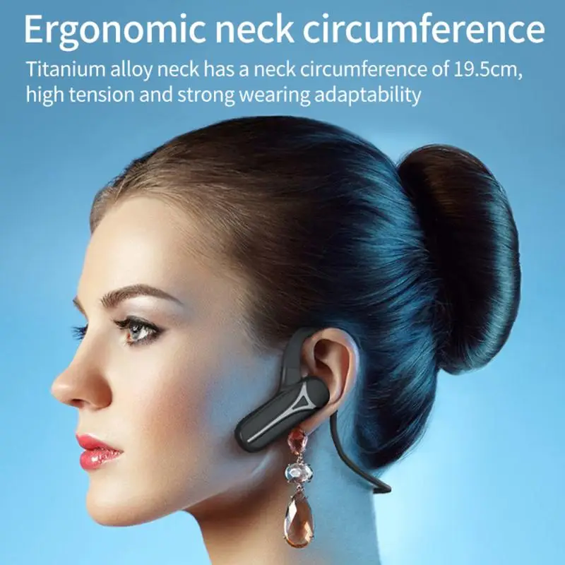 Bluetooth-наушники F1 TWS совместимые с костной проводимостью водонепроницаемые