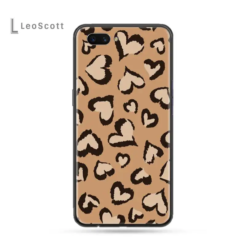 

Marble Leopard Phone Case For OPPO F 1S 7 9 K1 A77 F3 RENO F11 A5 A9 2020 A73S R15 REALME PRO Cover Funda Shell