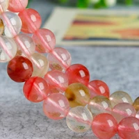 natural round watermelon color crystal bead spacer beads for jewelry making diy handmade accessories 46810 mm