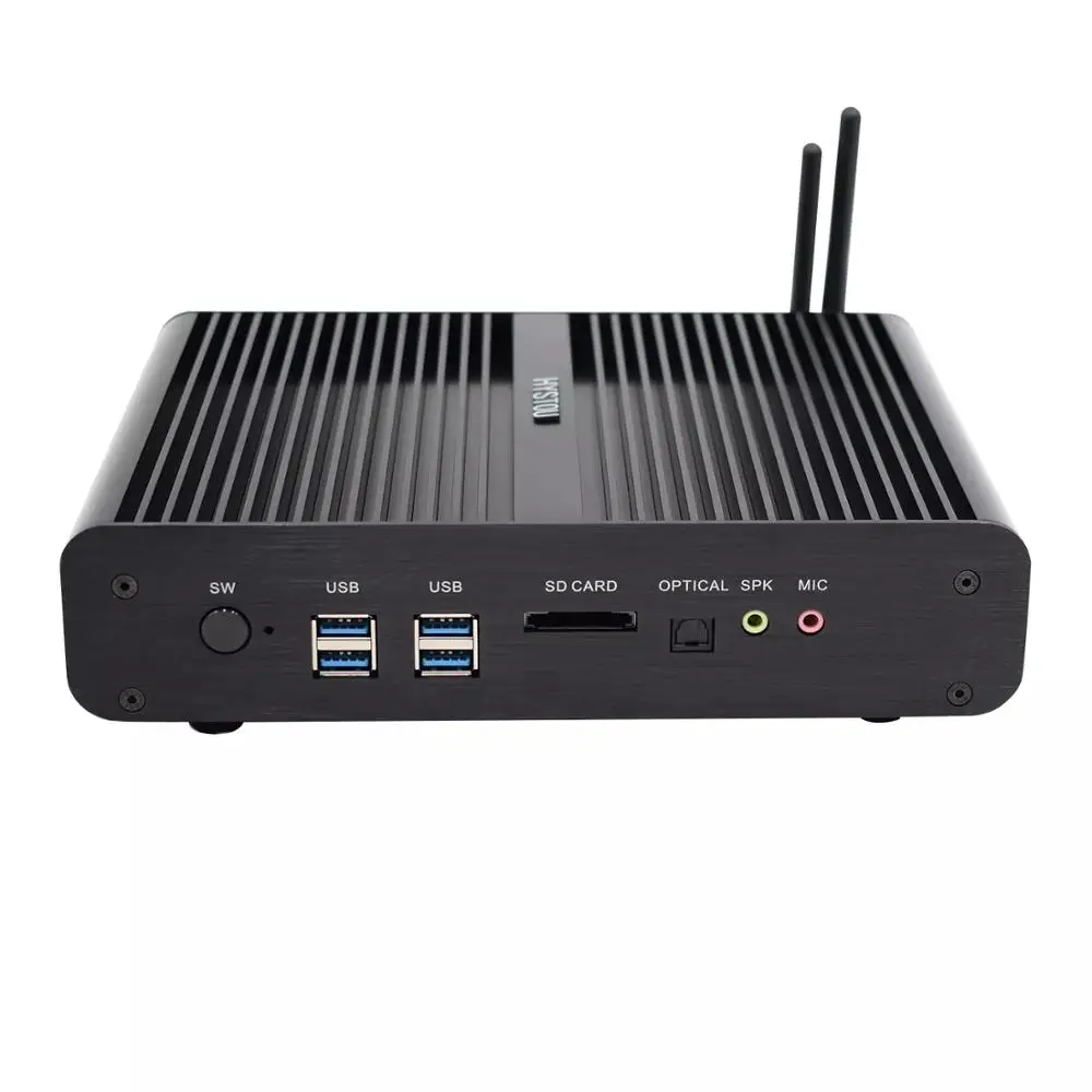 Новейший двойной lan barebone i7 Мини ПК Intel Core 5500U WIFI HDMI 4K HTPC USB3.0 Msata DDR4 Windows 10 компьютер |