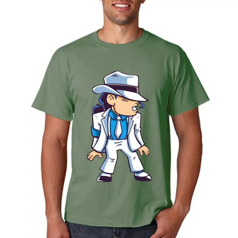 

Майкл Джексон мультфильм дизайн детская футболка для мальчиков/девочек Рок н ролл звезда Топы Футболка детская повседневная одежда