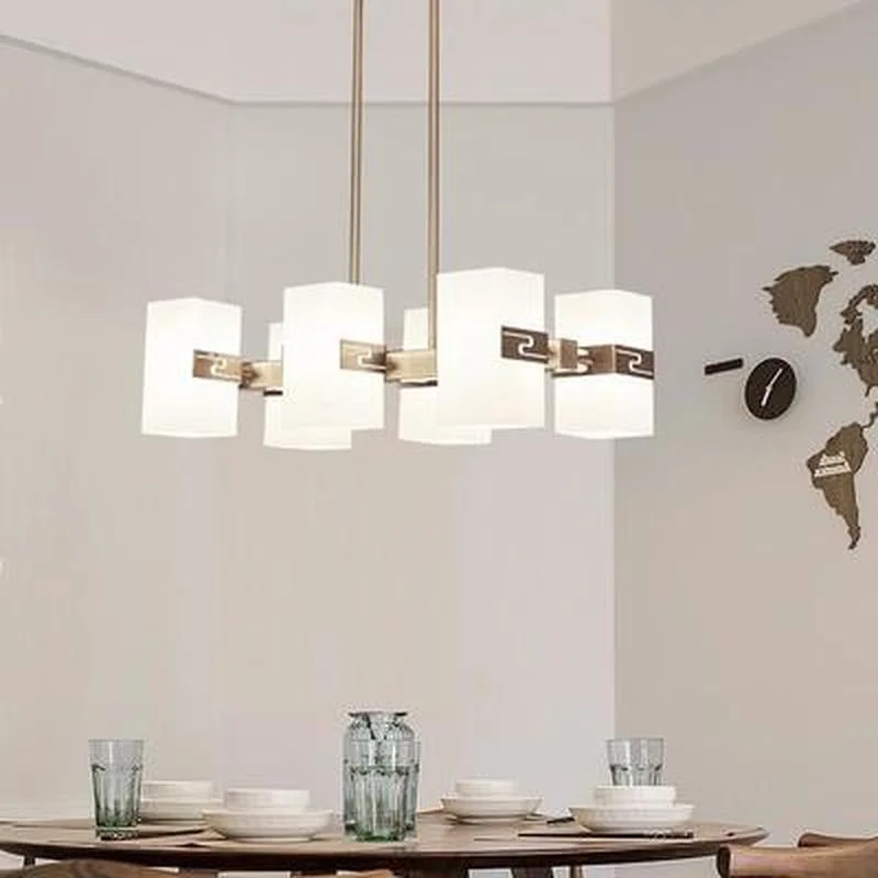 Светодиодная люстра в стиле пост-модерн скандинавский светильник форме стекла