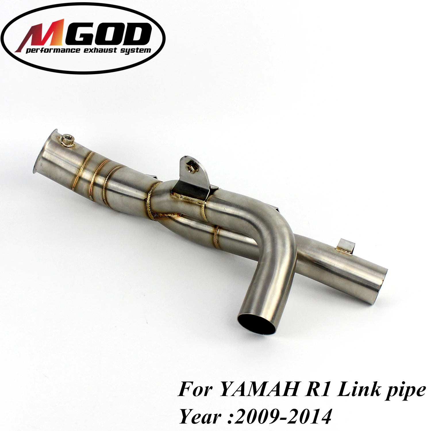 Выхлопная труба для мотоцикла Yamaha глушитель без шнуровки средней длины R1 2004 2014 г.